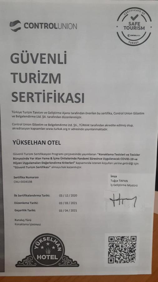 Adana Yukselhan Hotel Exterior foto